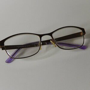 Purple Brown Reading Glasses Frame